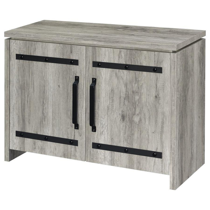 Enoch - 2 Door Engineered Wood Accent Cabinet - Gray Driftwood Accent Cabinet modern furniture Contempo Furniture