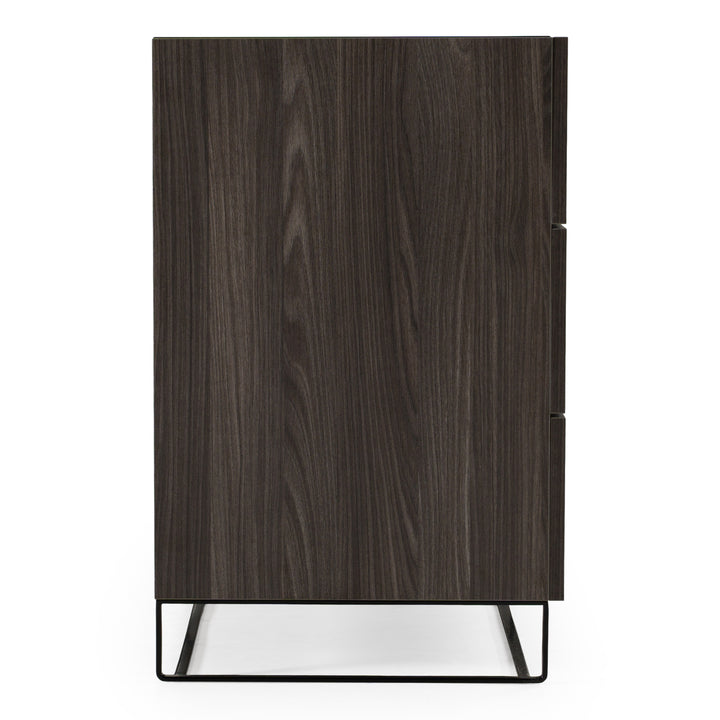 Enzo Italian Modern Grey Oak Dresser