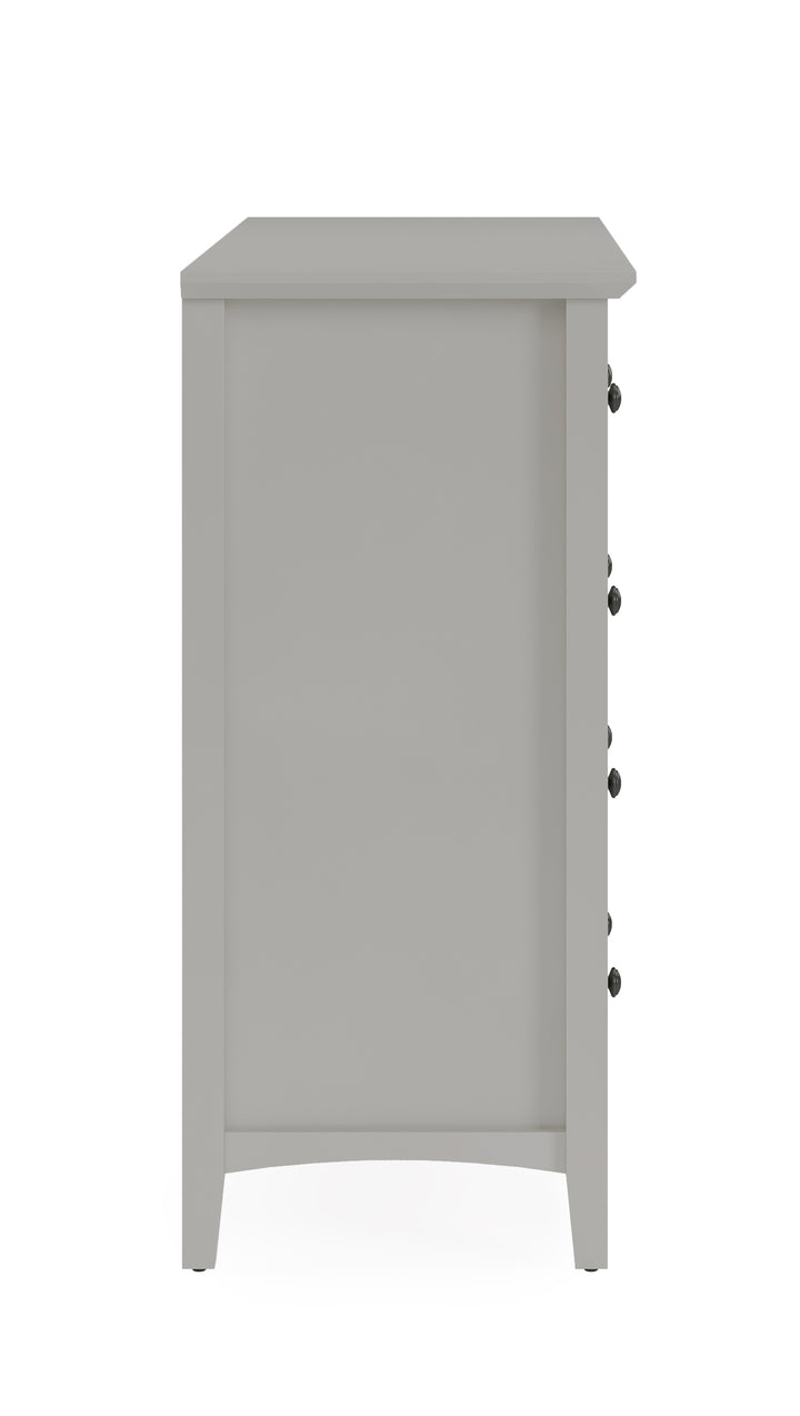 Modus Furniture Pnkg82A Grace Eight Drawer Dresser In Elephant Gray 2024