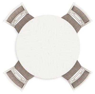 Erinberg Counter Height Dining Table and 4 Barstools (Set of 5) - White 5 Piece Dining Room Set modern furniture Contempo Furniture