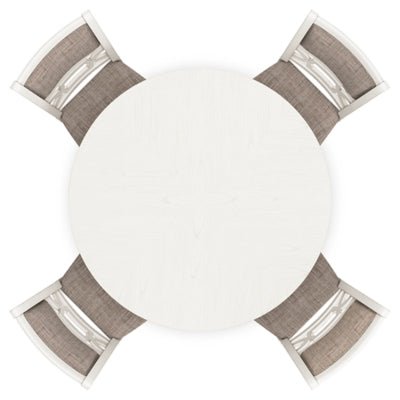 Erinberg Dining Table and 4 Chairs (Set of 5) - White 5 Piece Dining Room Set modern furniture Contempo Furniture