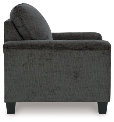 Erinslane Chair - Black Arm Chair modern furniture Contempo Furniture
