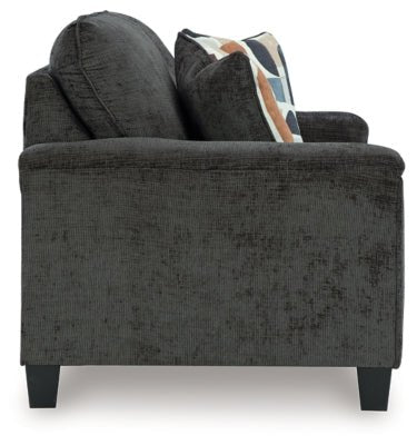 Erinslane Loveseat - Black Stationary Loveseat modern furniture Contempo Furniture