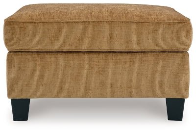 Erinslane Ottoman - Light Brown Upholstered Ottoman modern furniture Contempo Furniture