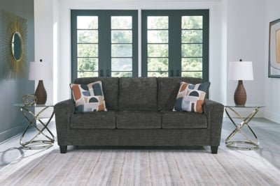 Erinslane Sofa - Black Stationary Sofa modern furniture Contempo Furniture