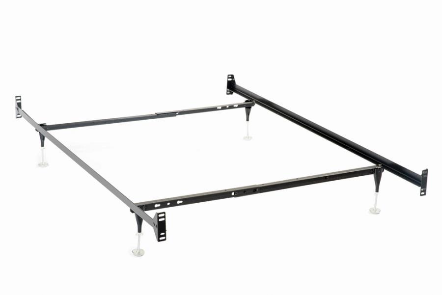Esme - Twin Or Full Bed Frame (Headboard & Footboard) - Black Foundation modern furniture Contempo Furniture