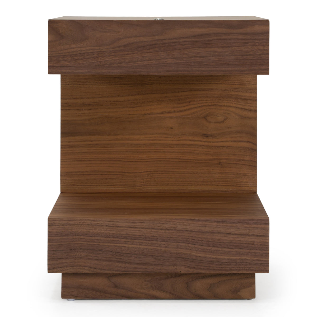 Esso - Contemporary Walnut Tall Nightstand
