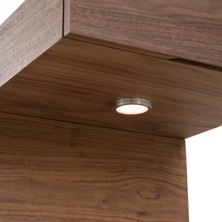 Esso - Contemporary Walnut Tall Nightstand