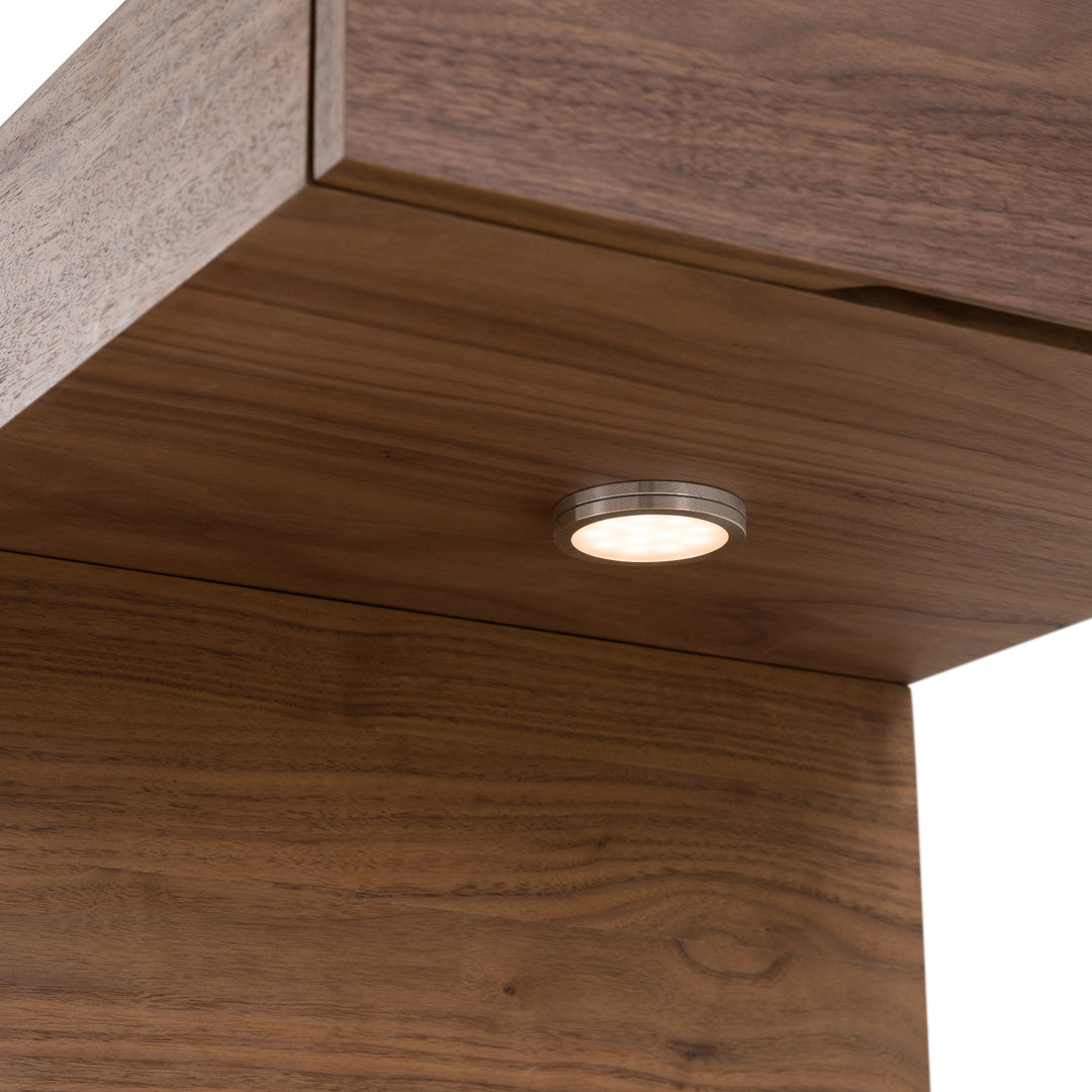 Esso - Contemporary Walnut Tall Nightstand