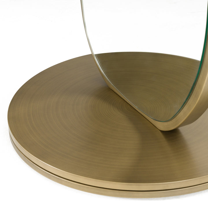 Esteem  Modern Antique Brass Freestanding Mirror