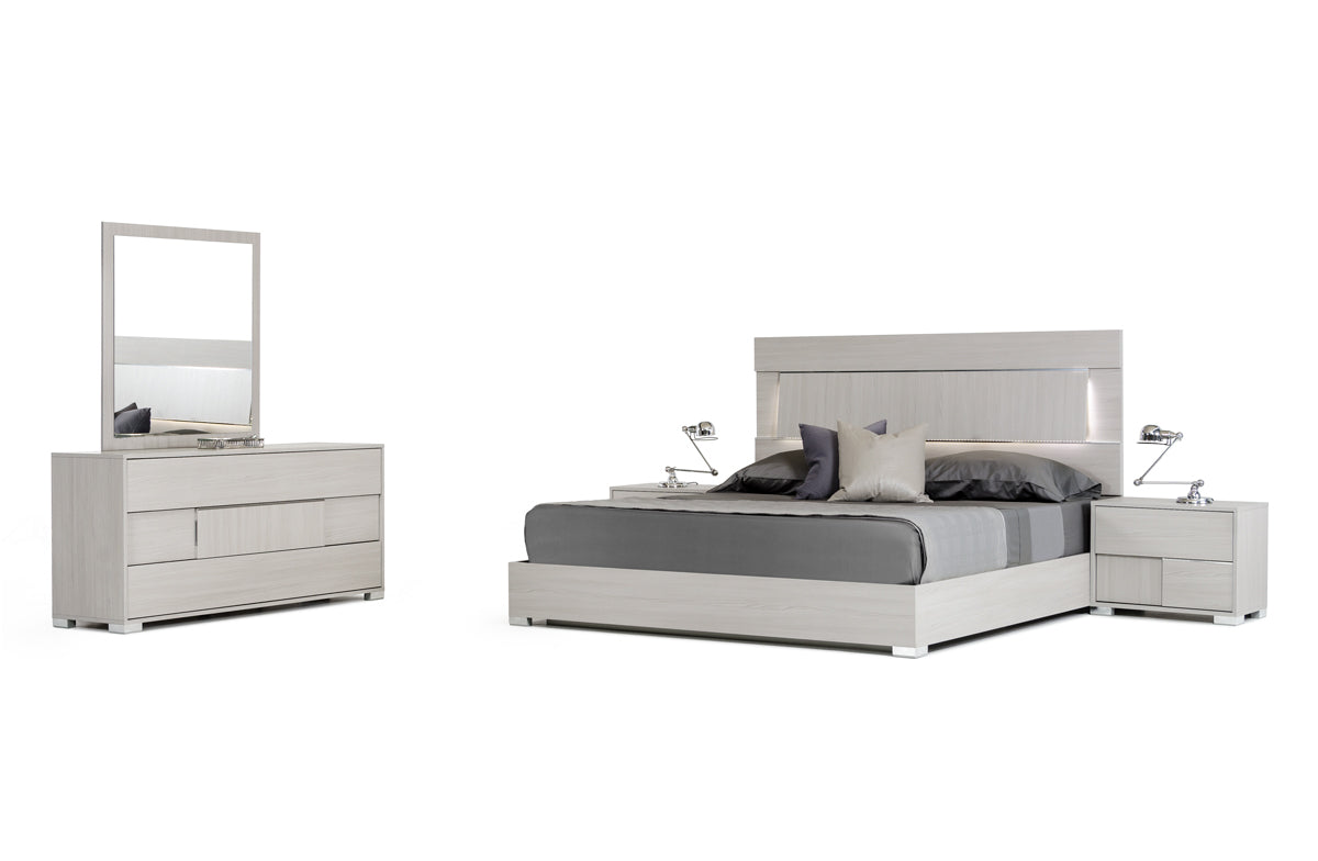 Ethan Italian Modern Grey Dresser - View 4