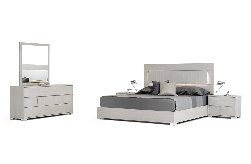 Ethan Italian Modern Grey Mirror