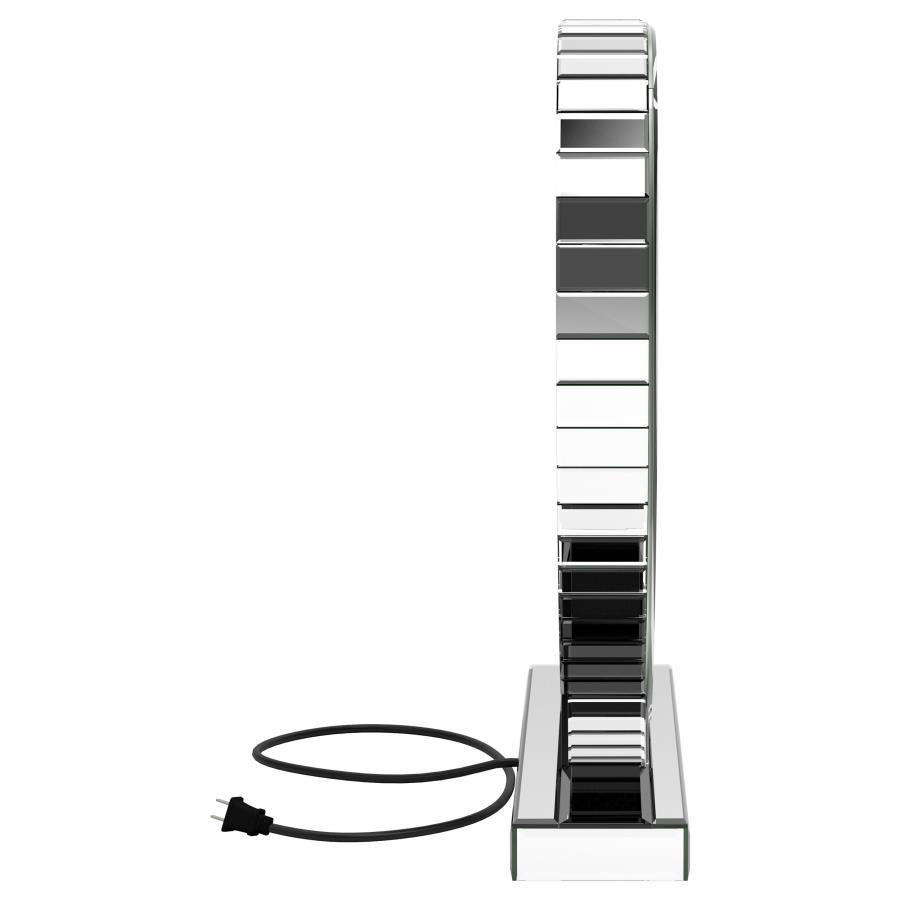 Euston - Heart Shaped Vanity Mirror - Silver Accent Mirror modern furniture Contempo Furniture