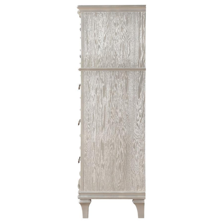 Evangeline - 6 - Drawer Bedroom Chest - Silver Oak Accent Chest modern furniture Contempo Furniture