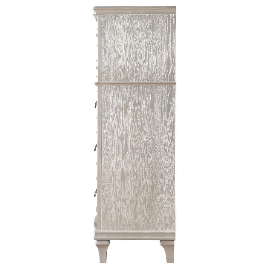 Evangeline - 6 - Drawer Bedroom Chest - Silver Oak Accent Chest modern furniture Contempo Furniture