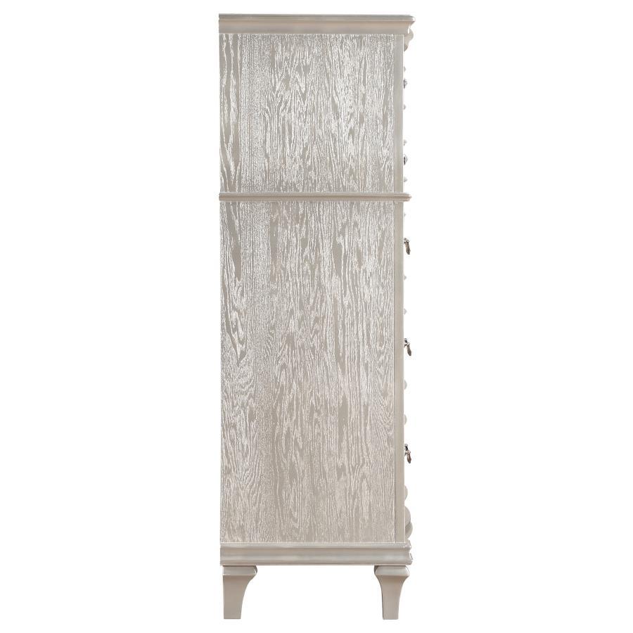 Evangeline - 6 - Drawer Bedroom Chest - Silver Oak Accent Chest modern furniture Contempo Furniture
