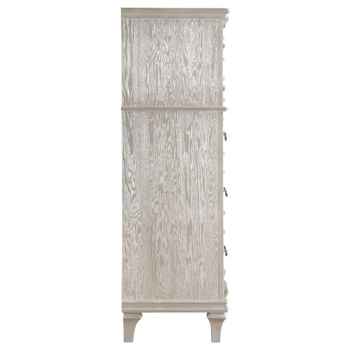 Evangeline - 6 - Drawer Bedroom Chest - Silver Oak Accent Chest modern furniture Contempo Furniture