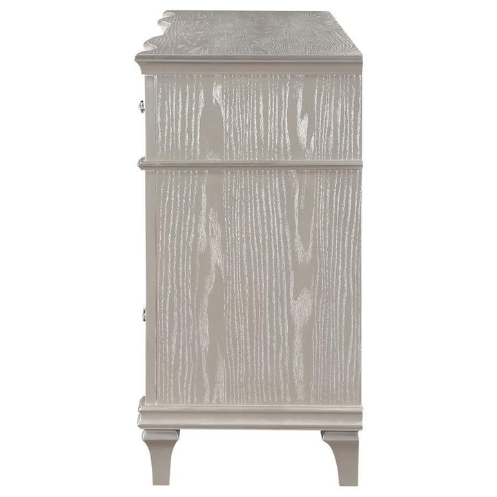 Evangeline - 9 - Drawer Dresser - Silver Oak Dressers modern furniture Contempo Furniture