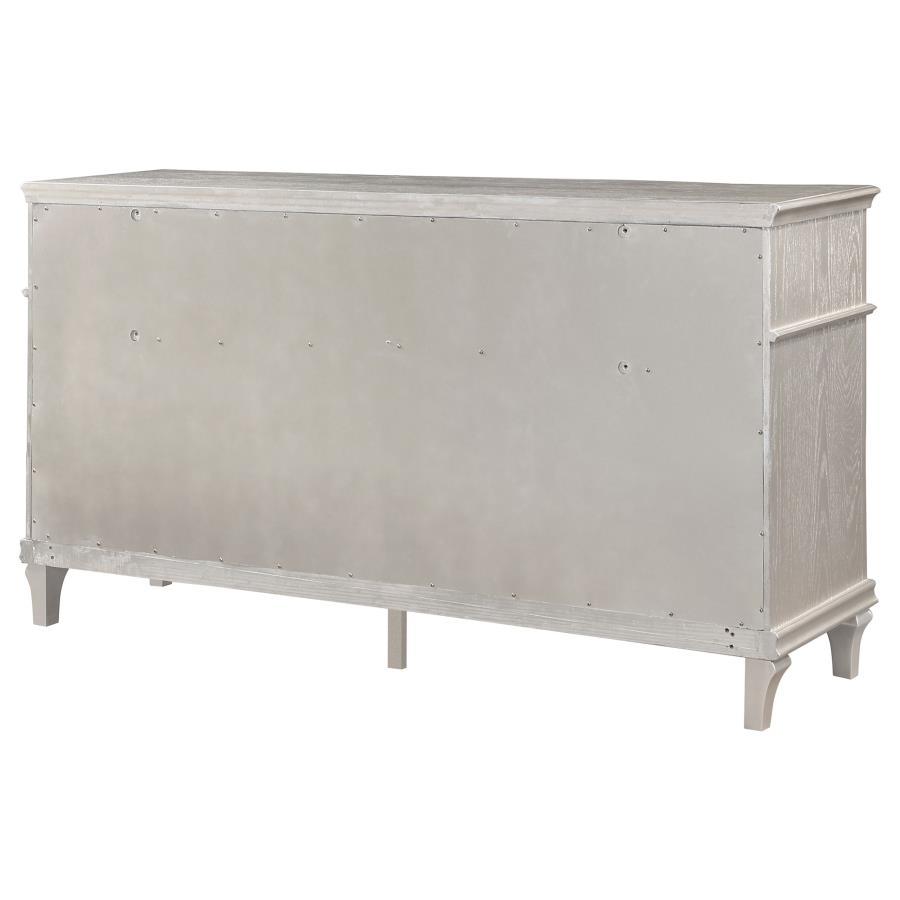 Evangeline - 9 - Drawer Dresser - Silver Oak Dressers modern furniture Contempo Furniture