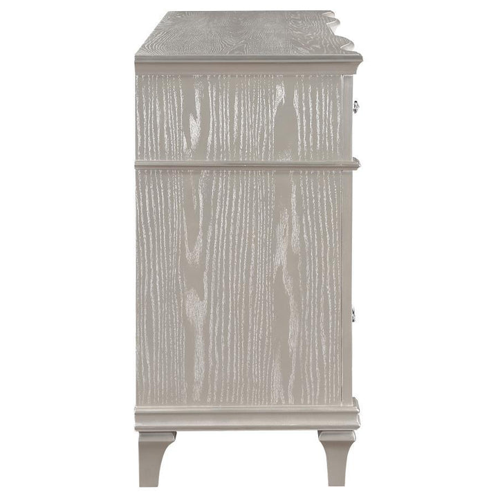 Evangeline - 9 - Drawer Dresser - Silver Oak Dressers modern furniture Contempo Furniture