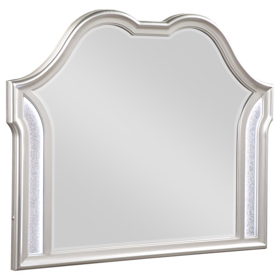 Evangeline - Dresser Mirror - Silver Oak Mirror modern furniture Contempo Furniture