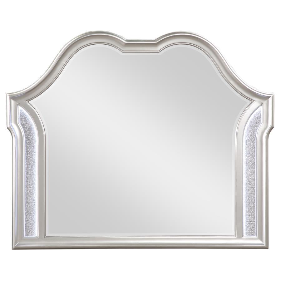 Evangeline - Dresser Mirror - Silver Oak Mirror modern furniture Contempo Furniture