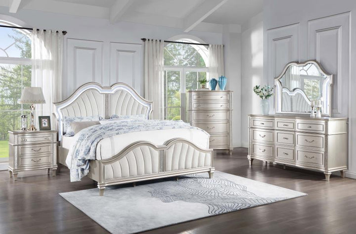 Evangeline - Dresser Mirror - Silver Oak Mirror modern furniture Contempo Furniture