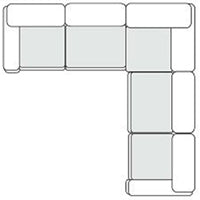 Evans - Contemporary Off-White Fabric Modular Sectional Sofa-5-Piece Sectional