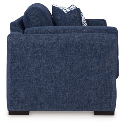 Evansley Loveseat - Blue Stationary Loveseat modern furniture Contempo Furniture