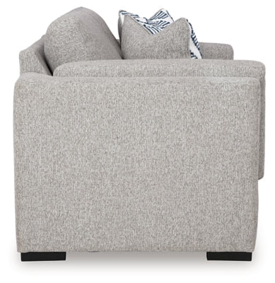Evansley Loveseat - Gray Stationary Loveseat modern furniture Contempo Furniture