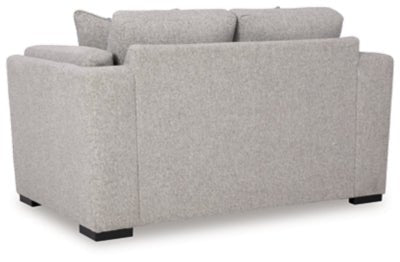 Evansley Loveseat - Gray Stationary Loveseat modern furniture Contempo Furniture