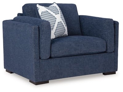 Evansley Oversized Chair - Blue Arm Chair modern furniture Contempo Furniture