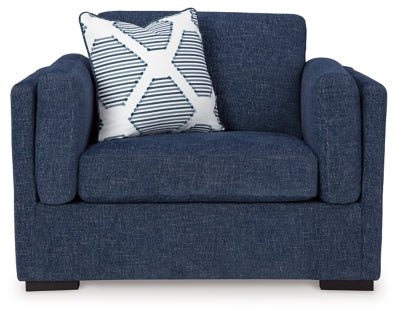 Evansley Oversized Chair - Blue Arm Chair modern furniture Contempo Furniture