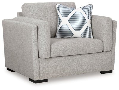 Evansley Oversized Chair - Gray Arm Chair modern furniture Contempo Furniture