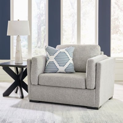 Evansley Oversized Chair - Gray Arm Chair modern furniture Contempo Furniture