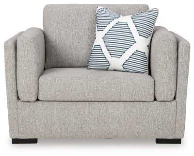 Evansley Oversized Chair - Gray Arm Chair modern furniture Contempo Furniture