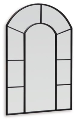 Evengton Accent Mirror - Black Accent Mirror modern furniture Contempo Furniture