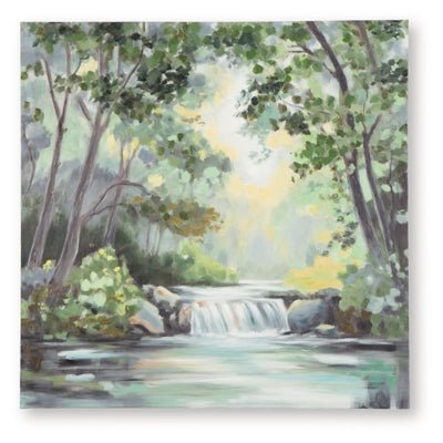 Evermaddick Wall Art - Green Canvas Art modern furniture Contempo Furniture