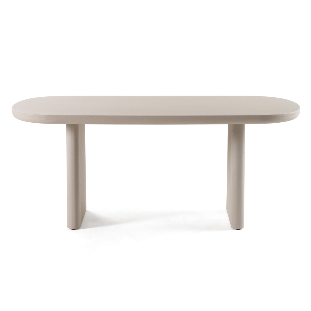 Evermore Modern Grey Faux Cement Coffee Table