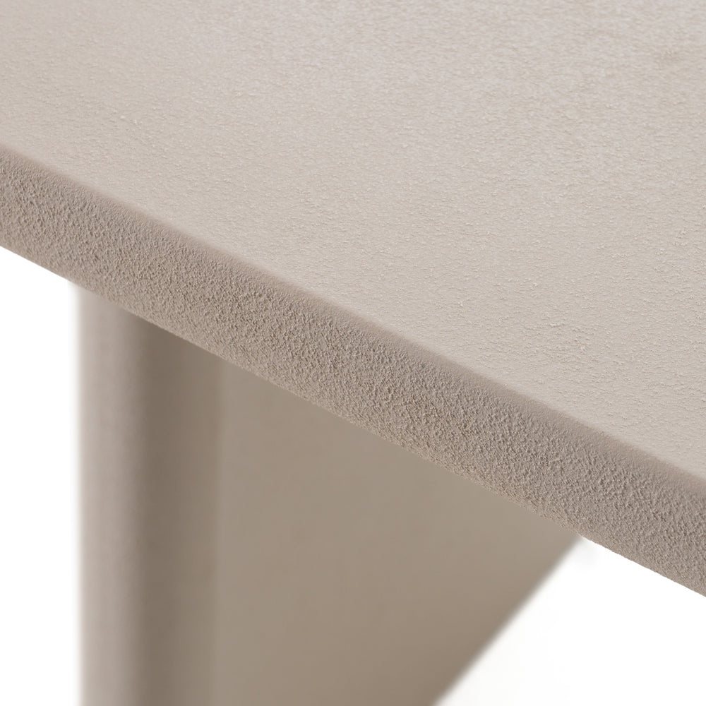 Evermore Modern Grey Faux Cement Coffee Table - View 6