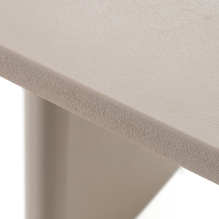 Evermore Modern Grey Faux Cement Coffee Table