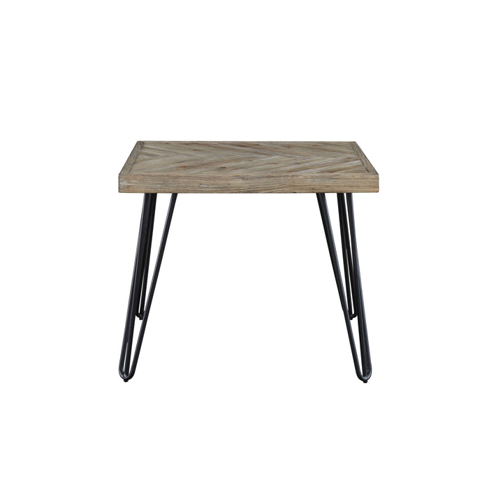 Everson Solid Fir End Table in Sand Dollar End Table modern furniture Contempo Furniture