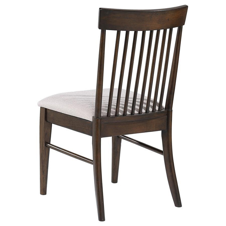 Everton - Wood Dining Side Chair (Set of 2) - Dark Walnut Chair Set modern furniture Contempo Furniture