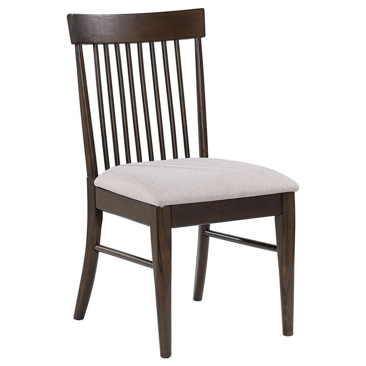 Everton - Wood Dining Side Chair (Set of 2) - Dark Walnut Chair Set modern furniture Contempo Furniture