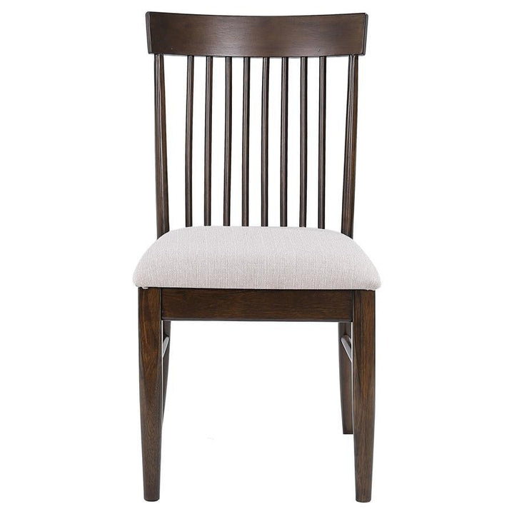 Everton - Wood Dining Side Chair (Set of 2) - Dark Walnut Chair Set modern furniture Contempo Furniture