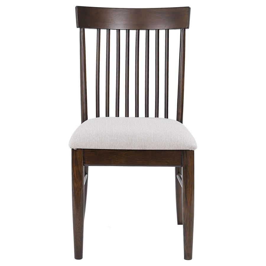 Everton - Wood Dining Side Chair (Set of 2) - Dark Walnut Chair Set modern furniture Contempo Furniture