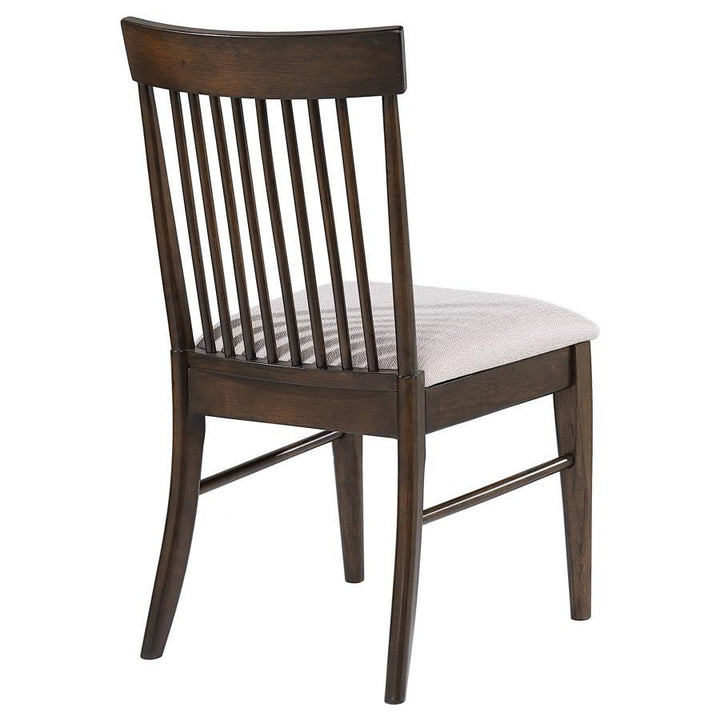 Everton - Wood Dining Side Chair (Set of 2) - Dark Walnut Chair Set modern furniture Contempo Furniture