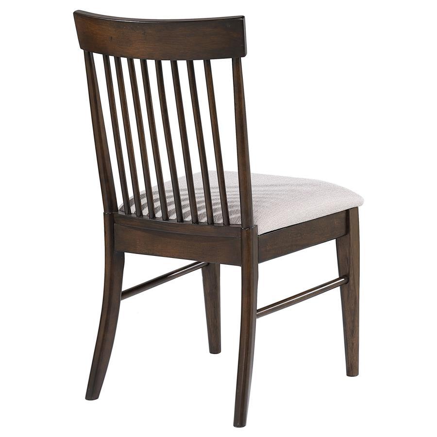 Everton - Wood Dining Side Chair (Set of 2) - Dark Walnut Chair Set modern furniture Contempo Furniture