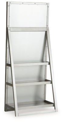 Evesen Floor Standing Mirror/Storage - Beige Floor Mirror modern furniture Contempo Furniture