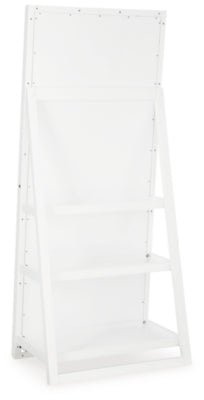 Evesen Floor Standing Mirror/Storage - White Floor Mirror modern furniture Contempo Furniture
